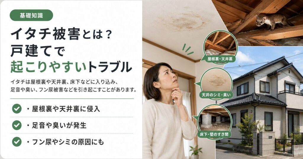 戸建て住宅で起こりやすいトラブル