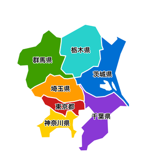 ハウスガード24のイタチ駆除対応エリア地図
