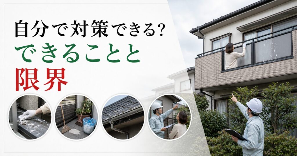 ムクドリ被害は自分で対策できる？できることと限界